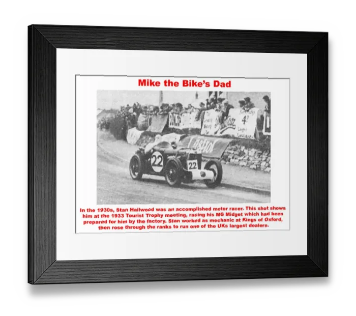 Framed Print : Mike the Bikes Dad Framed Print : Mike the Bikes Dad