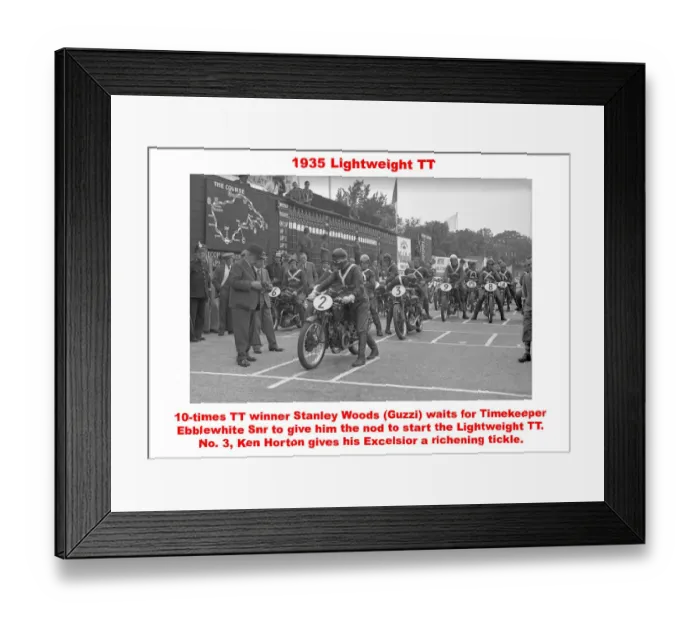 Framed Print : 1935 Lightweight TT Framed Print : 1935 Lightweight TT
