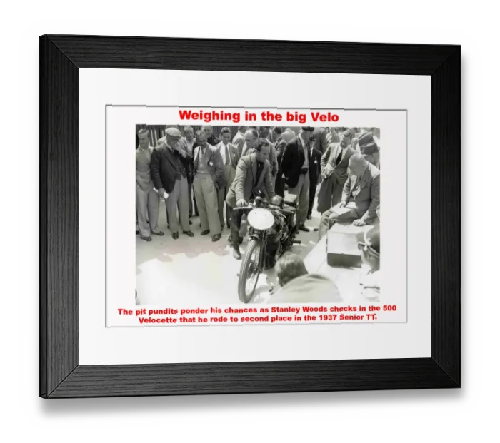 Framed Print : Weighing in the big Velo Framed Print : Weighing in the big Velo