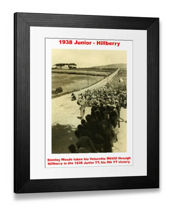 Framed Print : 1938 Junior TT - Hillberry Framed Print : 1938 Junior TT - Hillberry