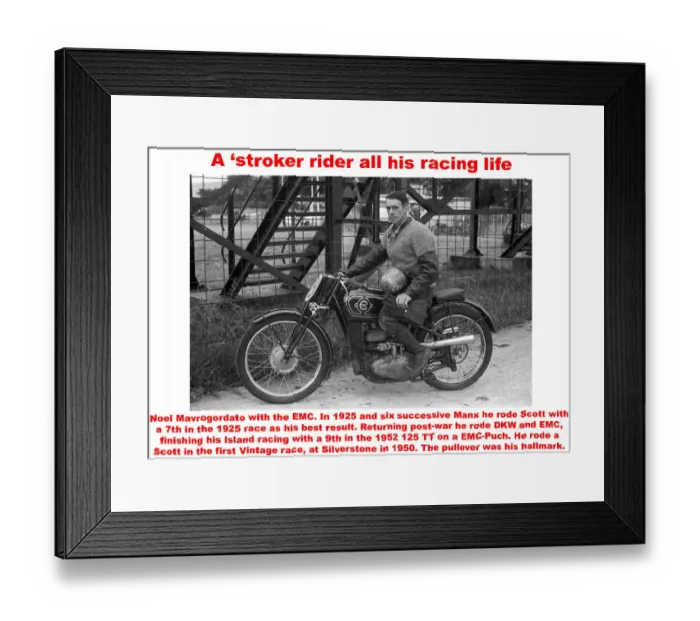 Framed Print : A stroker rider all his racing life Framed Print : A stroker rider all his racing life