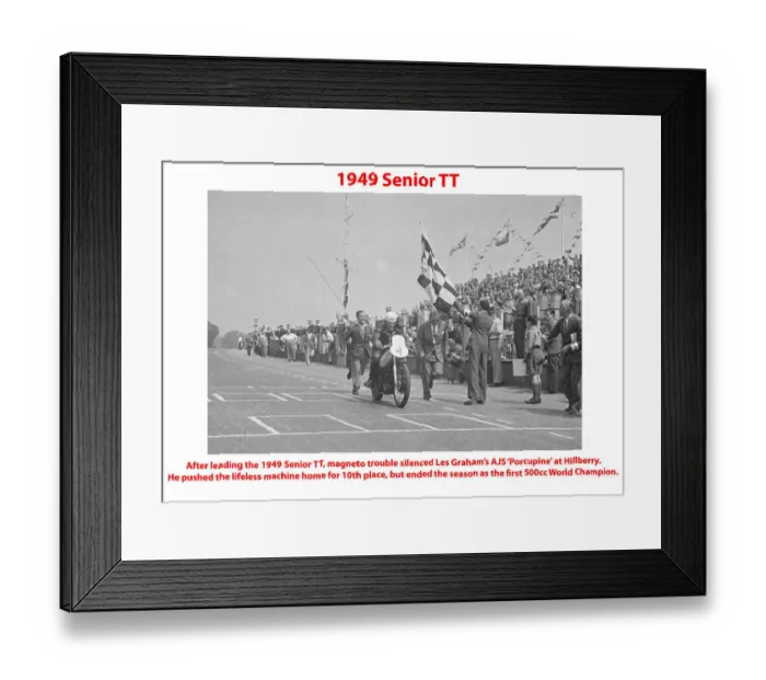 Framed Print : 1949 Senior TT Framed Print : 1949 Senior TT
