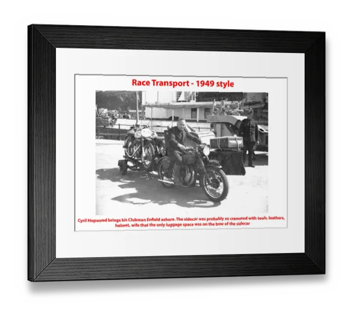 Framed Print : Race Transport - 1949 style Framed Print : Race Transport - 1949 style