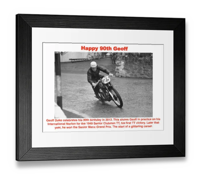 Framed Print : Happy 90th Geoff Framed Print : Happy 90th Geoff
