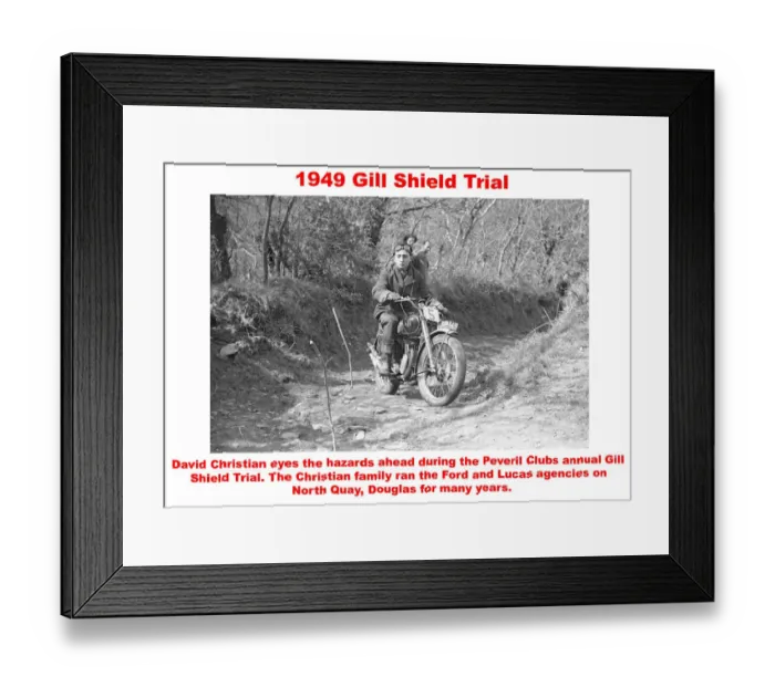Framed Print : 1949 Gill Shield Trial