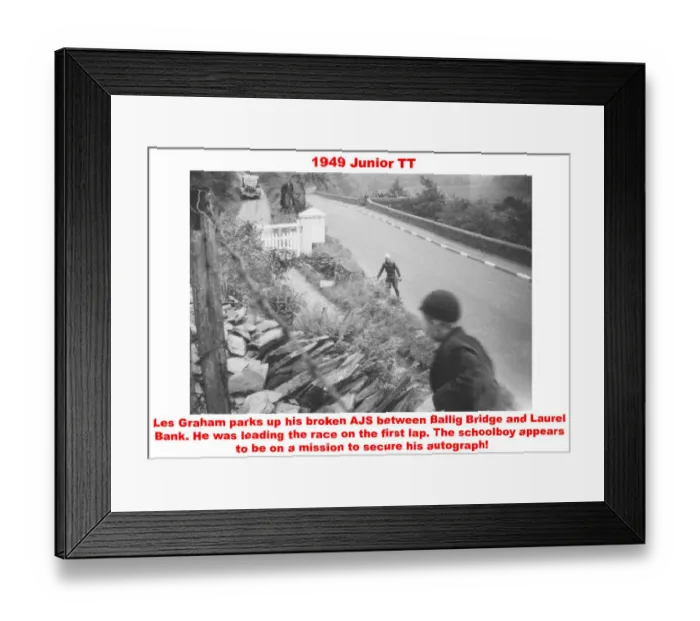 Framed Print : 1949 Junior TT Framed Print : 1949 Junior TT