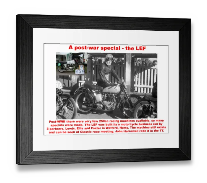 Framed Print : A post-war special - the LEF Framed Print : A post-war special - the LEF
