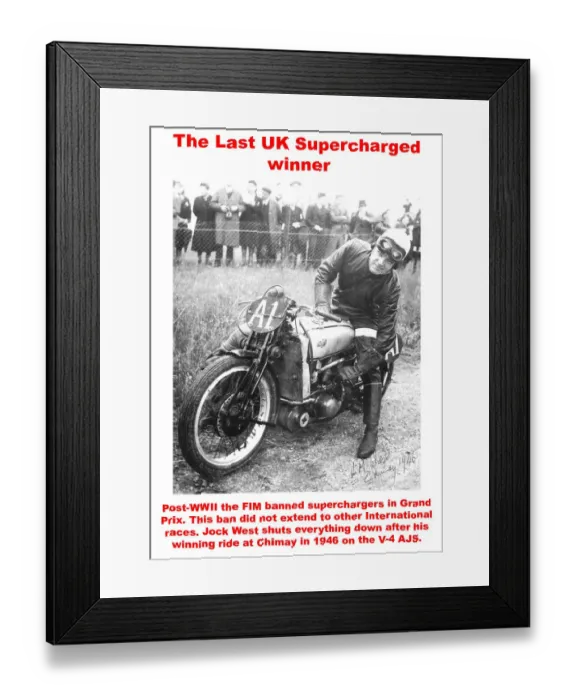Framed Print : The last UK supercharged winner