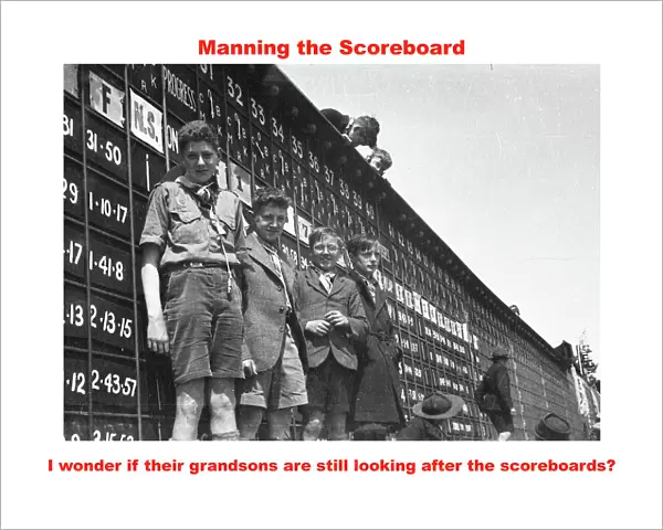 Manning the Scoreboard