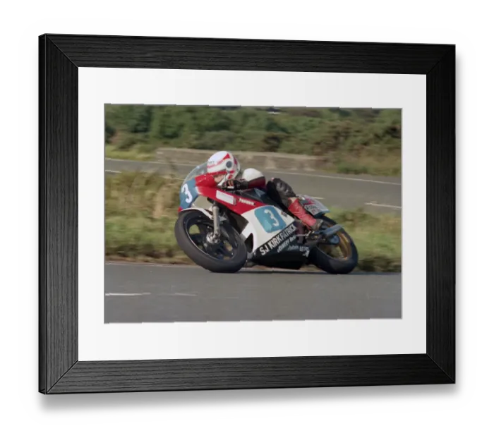 Framed Print : Steve Hazlett (Yamaha) 1987 Junior Manx Grand Prix Framed Print : Steve Hazlett (Yamaha) 1987 Junior Manx Grand Prix