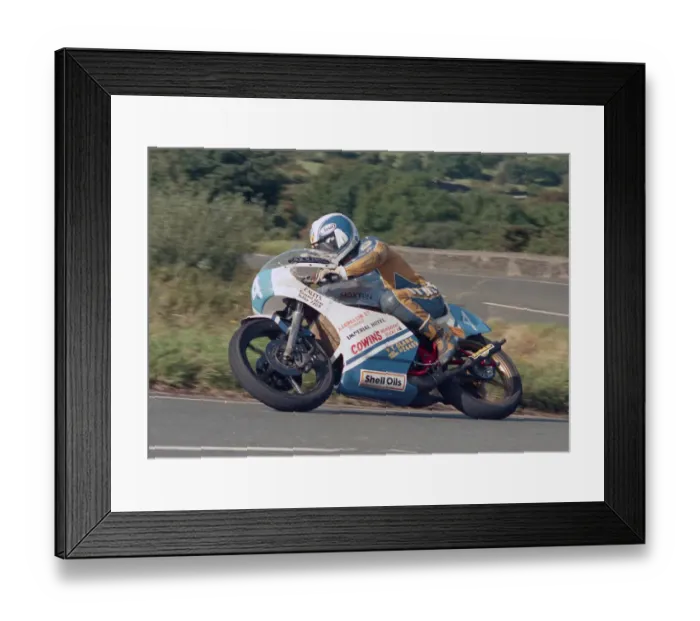 Framed Print : Sean Collister (Maxton Yamaha) 1987 Junior Manx Grand Prix Framed Print : Sean Collister (Maxton Yamaha) 1987 Junior Manx Grand Prix