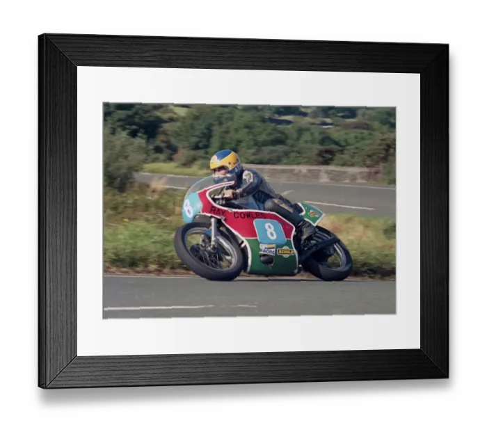 Framed Print : Decca Kelly (Cowles Yamaha) 1987 Junior Manx Grand Prix Framed Print : Decca Kelly (Cowles Yamaha) 1987 Junior Manx Grand Prix