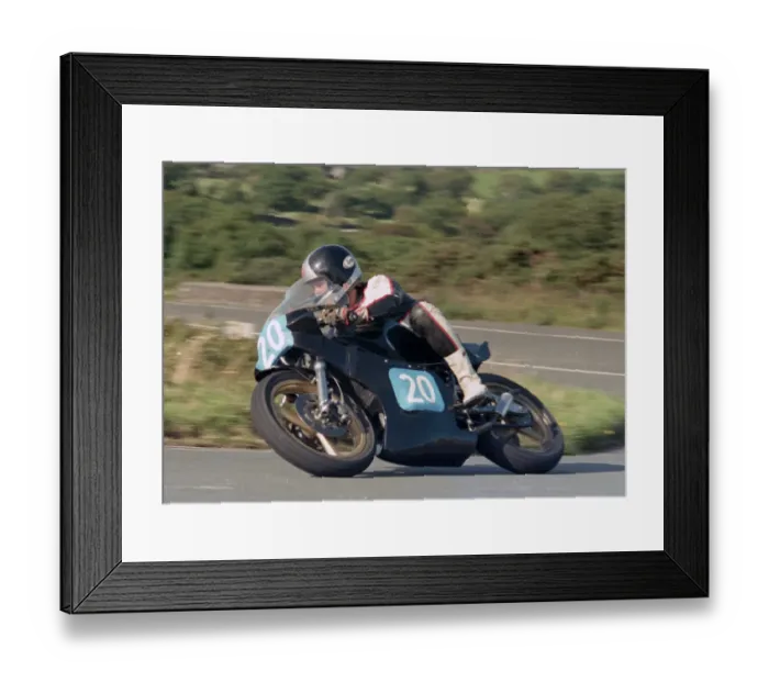 Framed Print : Mick Robinson (Yamaha) 1987 Junior Manx Grand Prix Framed Print : Mick Robinson (Yamaha) 1987 Junior Manx Grand Prix