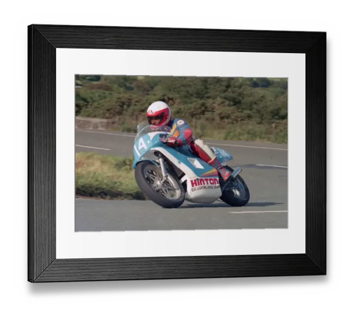 Framed Print : Dave Montgomery (Yamaha) 1987 Junior Manx Grand Prix Framed Print : Dave Montgomery (Yamaha) 1987 Junior Manx Grand Prix