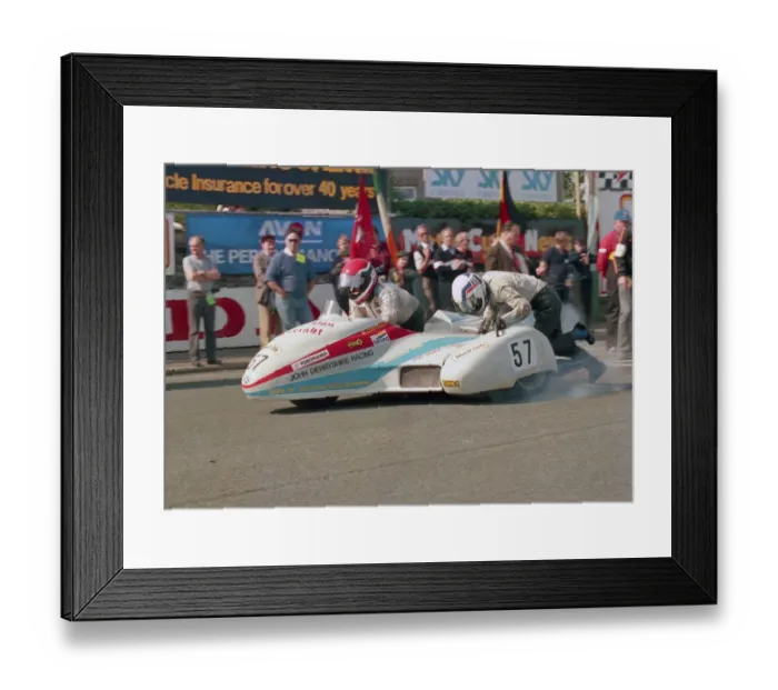 Framed Print : Jack Muldoon & William Costello (Yamaha) 1987 Sidecar TT Framed Print : Jack Muldoon & William Costello (Yamaha) 1987 Sidecar TT