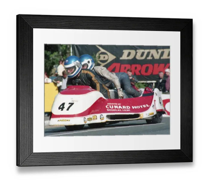 Framed Print : Brian Rostron & Tony Wilde (Yamaha) 1987 Sidecar TT Framed Print : Brian Rostron & Tony Wilde (Yamaha) 1987 Sidecar TT