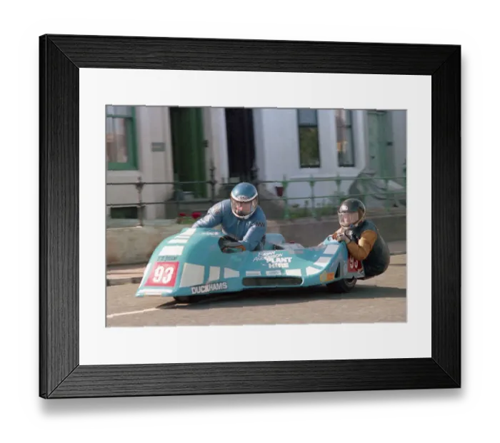 Framed Print : Dick Hawes & Eddy Kiff (Yamaha) 1987 Sidecar TT Framed Print : Dick Hawes & Eddy Kiff (Yamaha) 1987 Sidecar TT