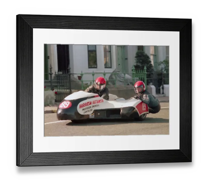 Framed Print : Colin Jacobs & Ken Waller (Yamaha) 1987 Sidecar TT Framed Print : Colin Jacobs & Ken Waller (Yamaha) 1987 Sidecar TT