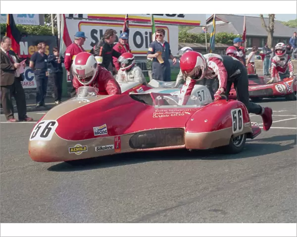 Derry Casson & Paul Chappel (Suzuki) 1987 Sidecar TT