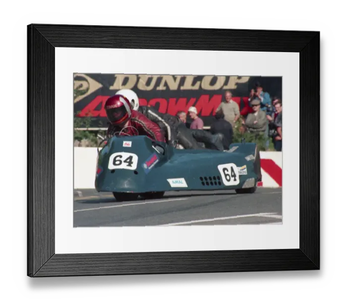 Framed Print : Stuart Leaning & Simon Christie (Suzuki) 1987 Sidecar TT Framed Print : Stuart Leaning & Simon Christie (Suzuki) 1987 Sidecar TT