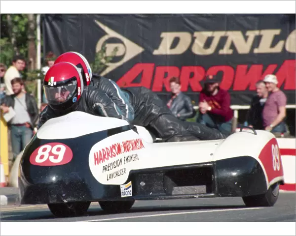 Colin Jacobs & Ken Waller (Yamaha) 1987 Sidecar TT