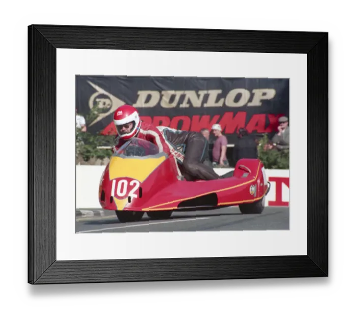 Framed Print : Barry Sloper & Neil Blackburn (Yamaha) 1987 Sidecar TT Framed Print : Barry Sloper & Neil Blackburn (Yamaha) 1987 Sidecar TT