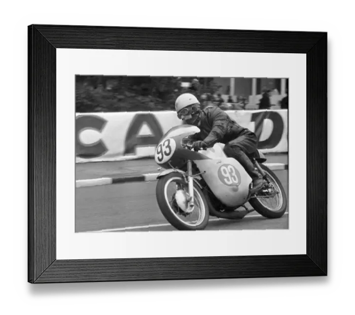 Framed Print : Frank O Reilly (Bultaco) 1965 Lightweight TT Framed Print : Frank O Reilly (Bultaco) 1965 Lightweight TT