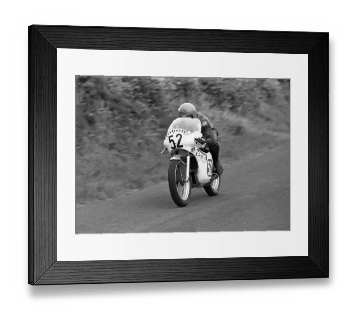 Framed Print : Roger Hurst (Yamaha) 1979 Jurby Road Framed Print : Roger Hurst (Yamaha) 1979 Jurby Road