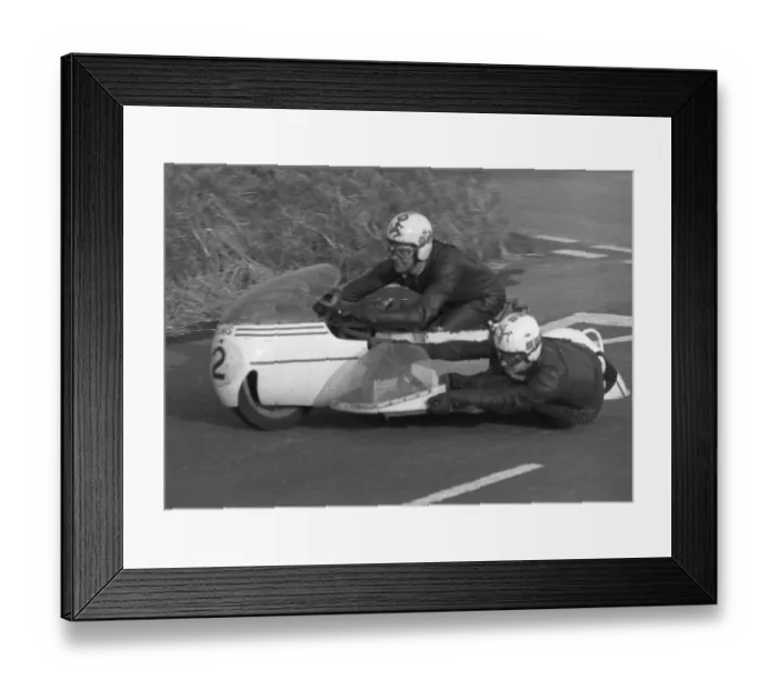 Framed Print : Ernie Leece & John Molyneux (LMS) 1969 Jurby Road Framed Print : Ernie Leece & John Molyneux (LMS) 1969 Jurby Road