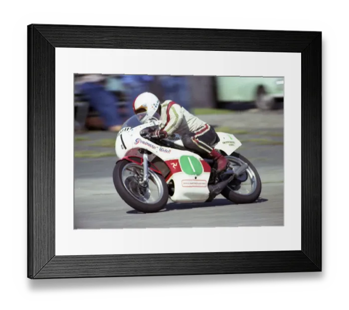 Framed Print : Rob Brew (Yamaha) 1980 Jurby Airfielad Framed Print : Rob Brew (Yamaha) 1980 Jurby Airfielad