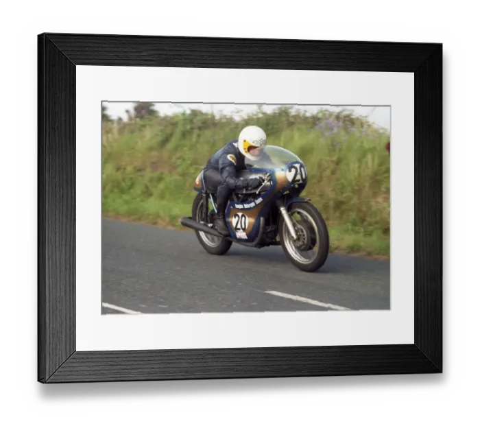 Framed Print : Colin Bagshaw (Norton) 1980 Jurby Road Framed Print : Colin Bagshaw (Norton) 1980 Jurby Road