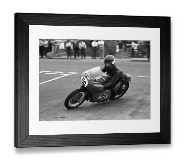 Framed Print : Ivor Francis (Triumph) 1975 Jurby Road Framed Print : Ivor Francis (Triumph) 1975 Jurby Road
