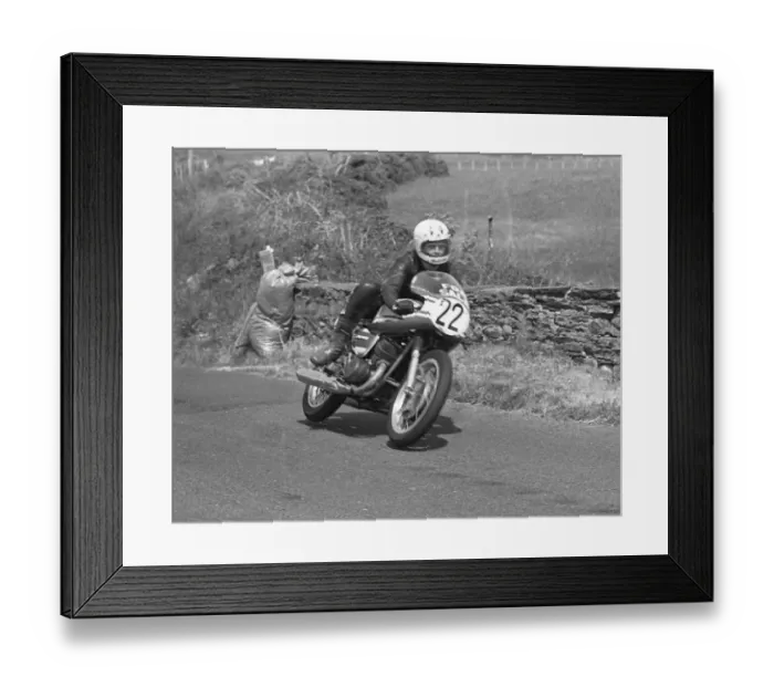 Framed Print : Peter Quirk (Suzuki) 1975 Jurby Road Framed Print : Peter Quirk (Suzuki) 1975 Jurby Road