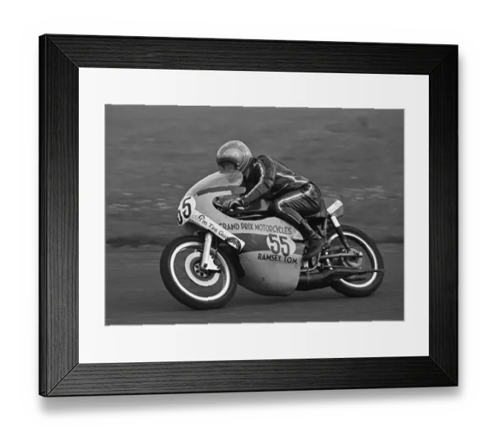 Framed Print : Monty Swann (Suzuki) 1975 Jurby Airfield Framed Print : Monty Swann (Suzuki) 1975 Jurby Airfield