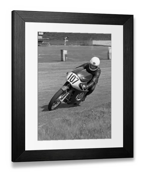 Framed Print : Fred Walton (Velocette Metisse) 1975 Jurby Airfield Framed Print : Fred Walton (Velocette Metisse) 1975 Jurby Airfield