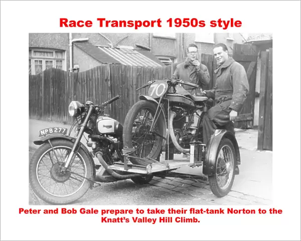 Race Transport 1950s style
