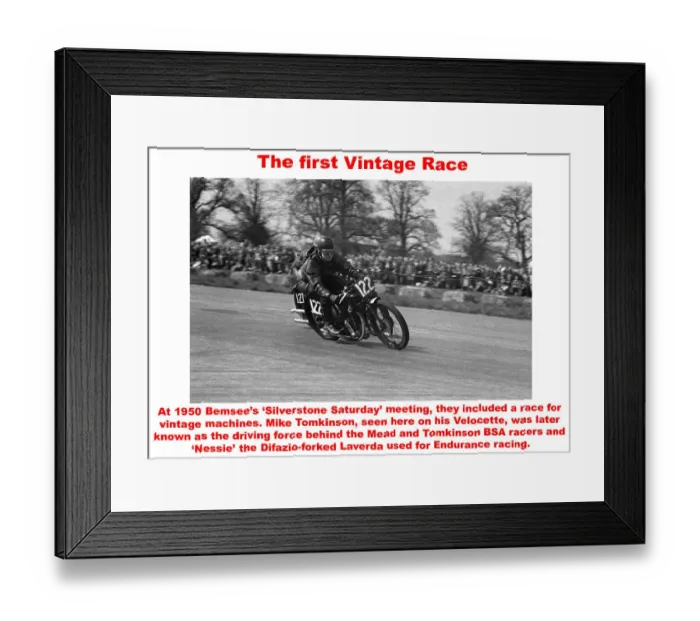 Framed Print : The first Vintage race Framed Print : The first Vintage race