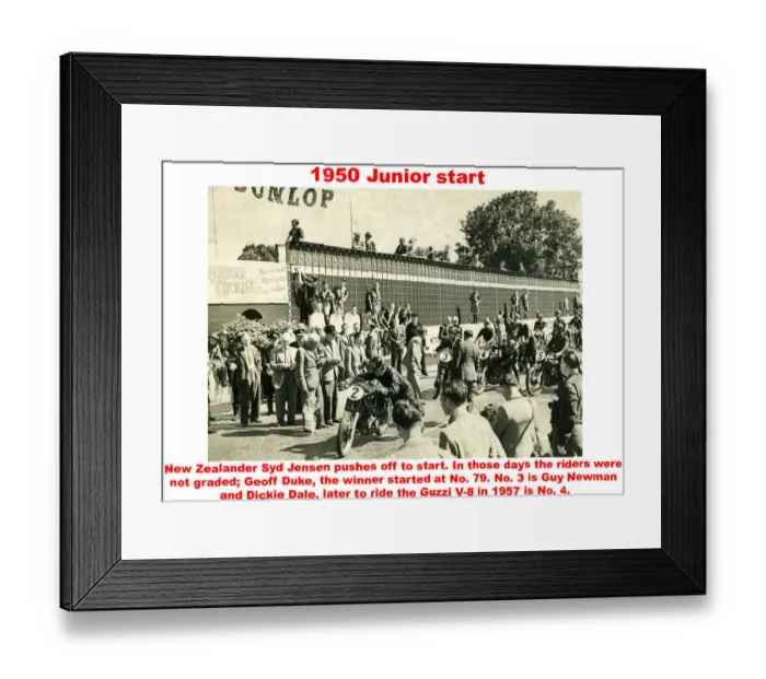 Framed Print : 1950 Junior start Framed Print : 1950 Junior start