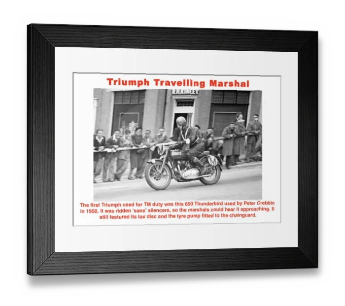 Framed Print : Triumph Travelling Marshal Framed Print : Triumph Travelling Marshal