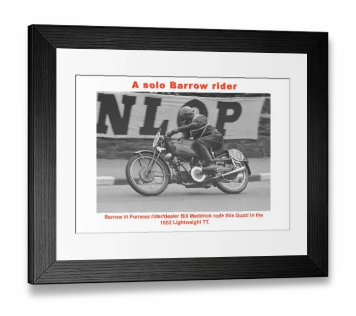 Framed Print : A solo Barrow rider Framed Print : A solo Barrow rider