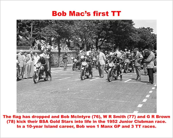 Bob Macs first TT