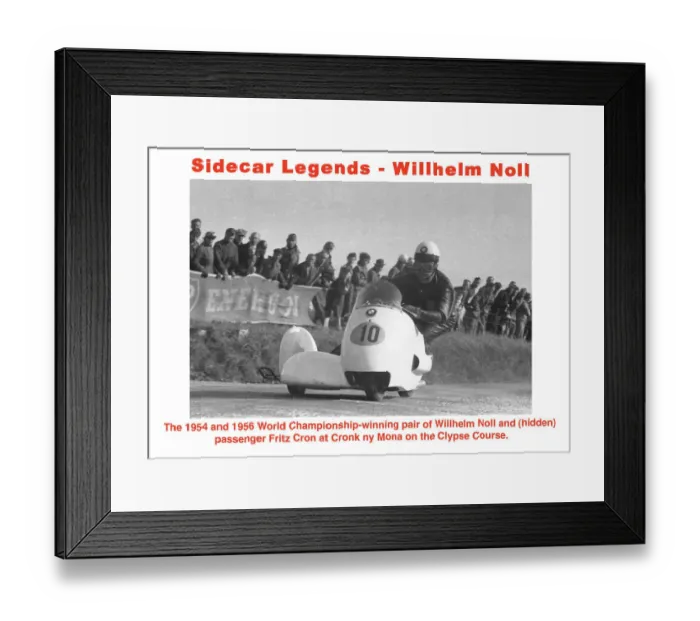 Framed Print : Sidecar Legends - Willhelm Noll Framed Print : Sidecar Legends - Willhelm Noll