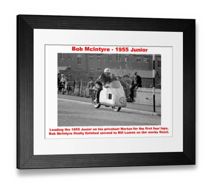 Framed Print : Bob McIntyre - 1955 Junior Framed Print : Bob McIntyre - 1955 Junior