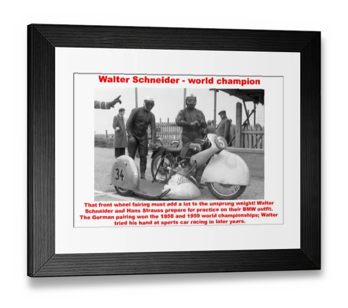 Framed Print : Walter Schneider - world champion Framed Print : Walter Schneider - world champion