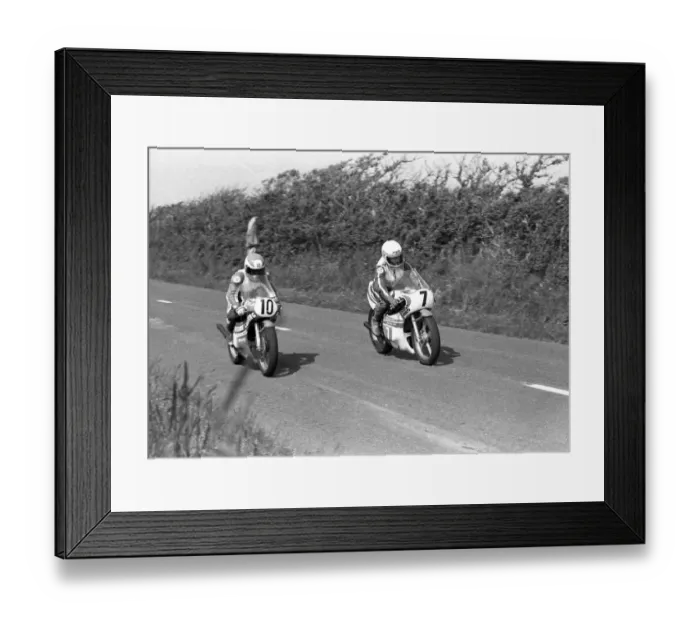 Framed Print : Graham Cannell (10) & Dave Raybon (Yamaha) 1981 Jurby Road Framed Print : Graham Cannell (10) & Dave Raybon (Yamaha) 1981 Jurby Road