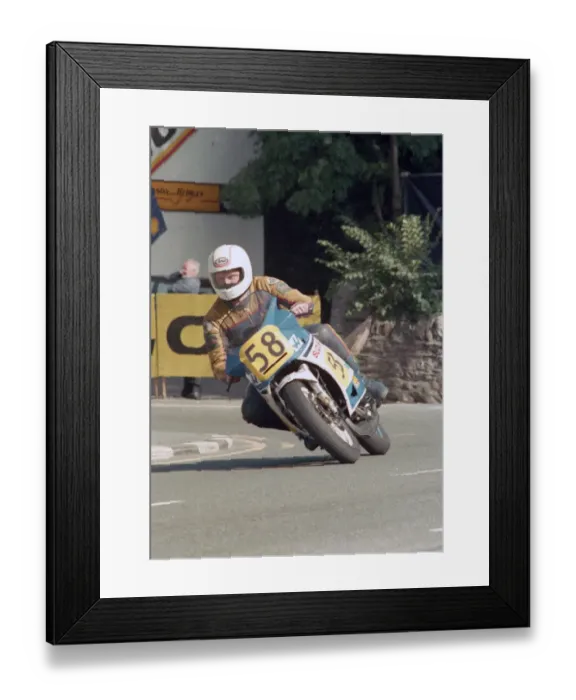 Framed Print : John Fitzgerald (Suzuki) 1987 Senior Manx Grand Prix Framed Print : John Fitzgerald (Suzuki) 1987 Senior Manx Grand Prix