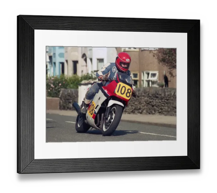 Framed Print : Jim Gibson (Yamaha) 1987 Senior Manx Grand Prix Framed Print : Jim Gibson (Yamaha) 1987 Senior Manx Grand Prix