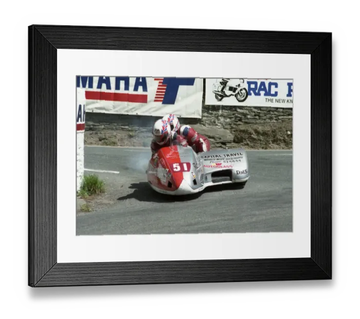 Framed Print : Dennis Proudman & Michael Craig (Yamaha) 1993 Sidecar TT Framed Print : Dennis Proudman & Michael Craig (Yamaha) 1993 Sidecar TT