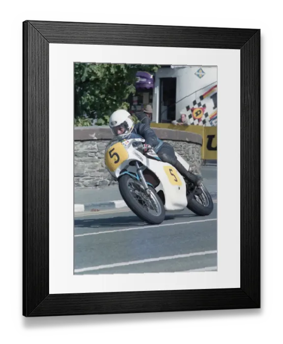 Framed Print : Mick Withers (Yamaha) 1987 Senior Manx Grand Prix Framed Print : Mick Withers (Yamaha) 1987 Senior Manx Grand Prix