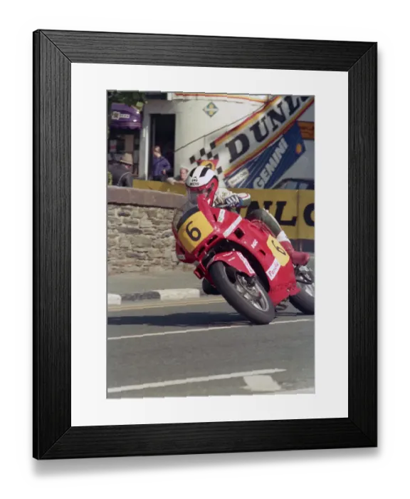 Framed Print : Stuart Marshall (Honda) 1987 Senior Manx Grand Prix Framed Print : Stuart Marshall (Honda) 1987 Senior Manx Grand Prix